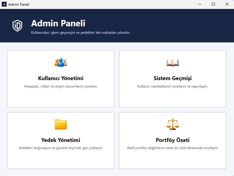 IcraDesk admin paneli